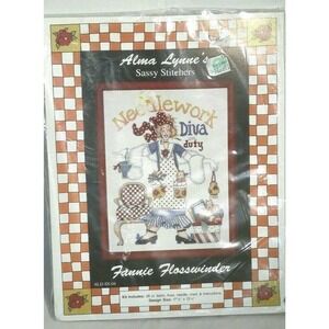 Sassy Stitchers Cross Stitch Kit NEEDLEWORK DIVA ON DUTY  SS-04